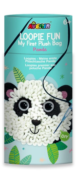 Avenir - Loopie Fun My First Plush Bag - Panda