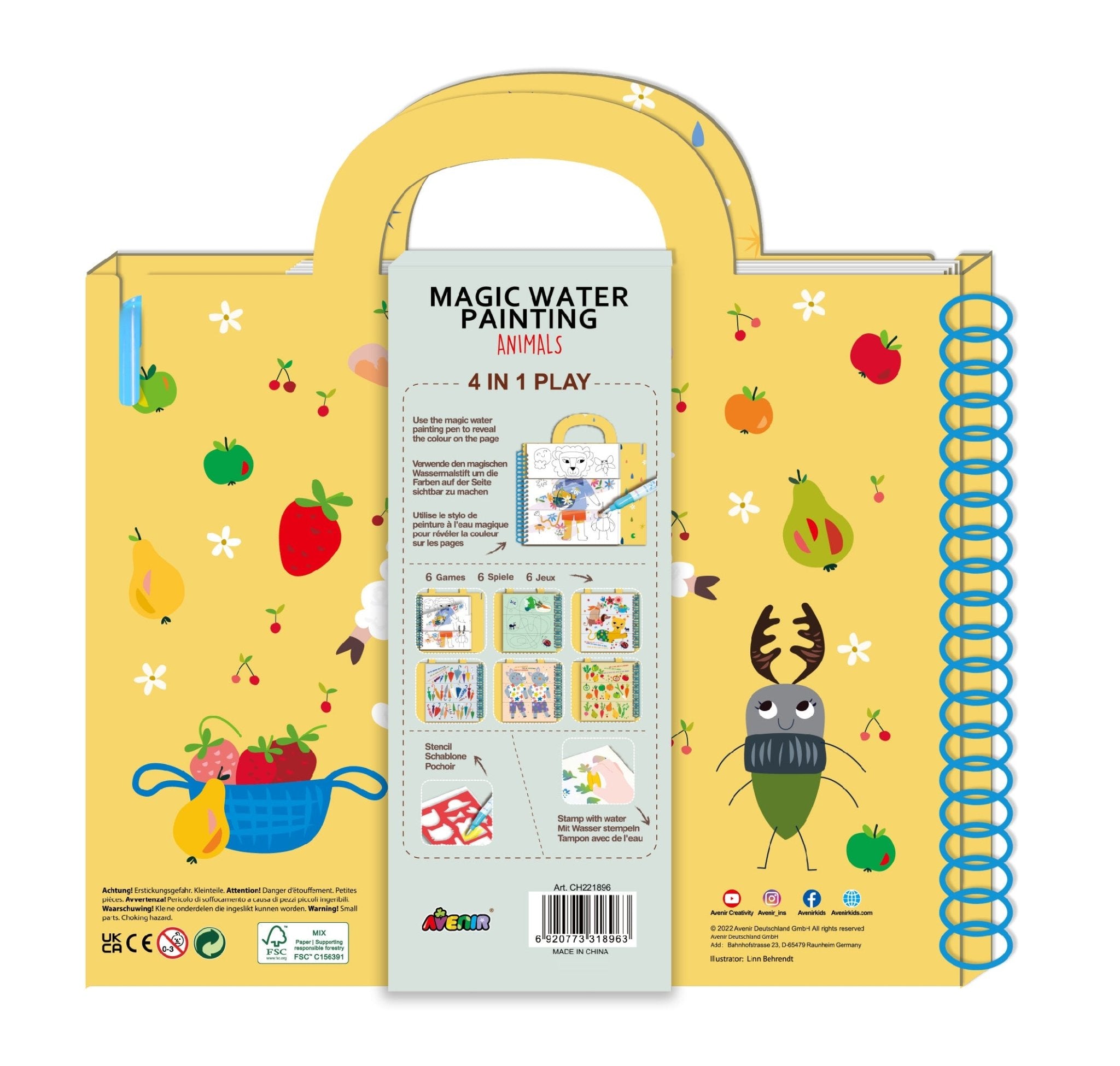 Avenir - Magic Water Painting 4in1 Animal - Image 2