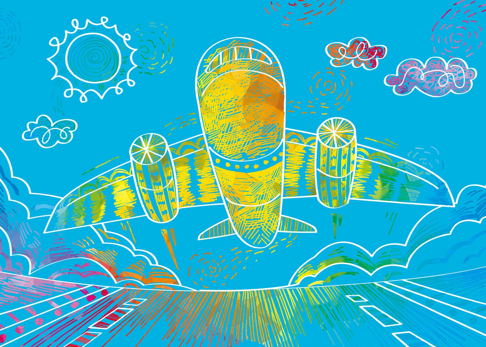 Avenir - Mini Scratch Book - Airplane - Image 4