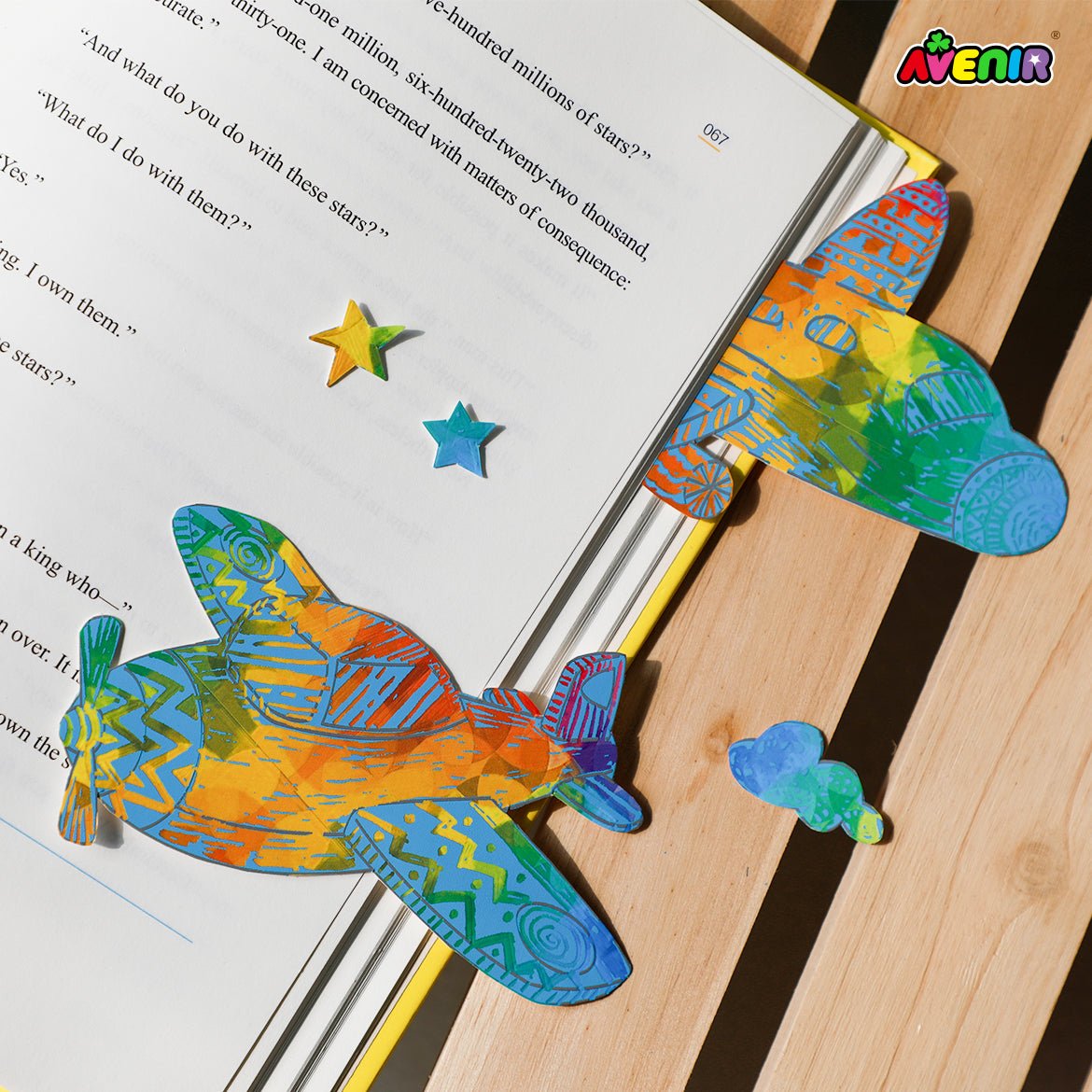 Avenir - Mini Scratch Book - Airplane - Image 2