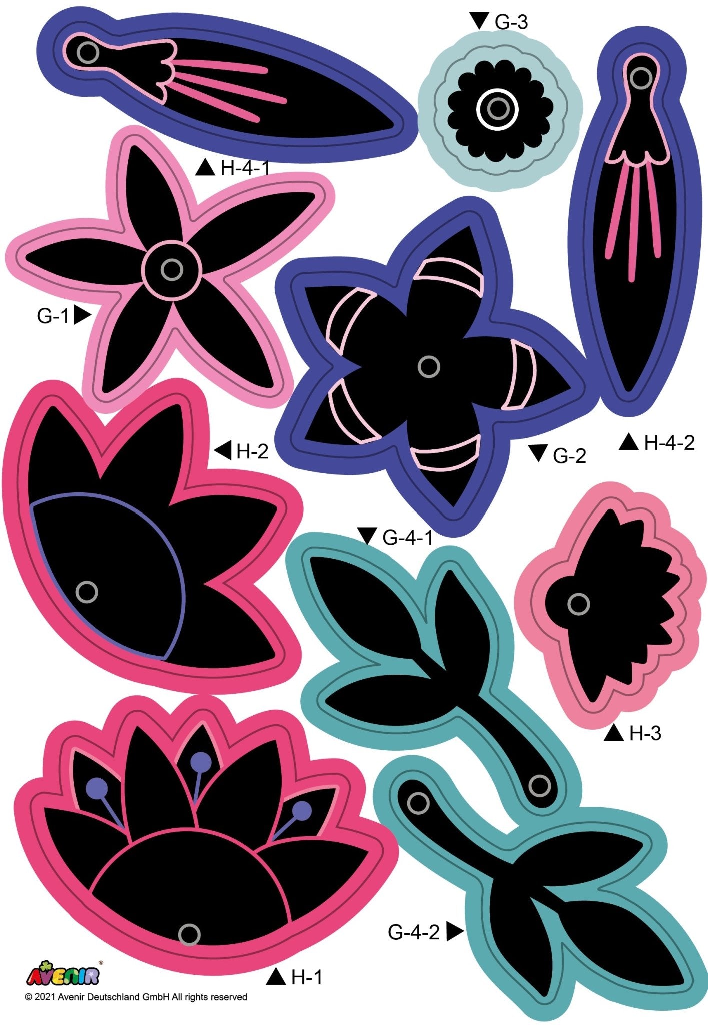 Avenir - Scartch Flower Bouquet - Image 5