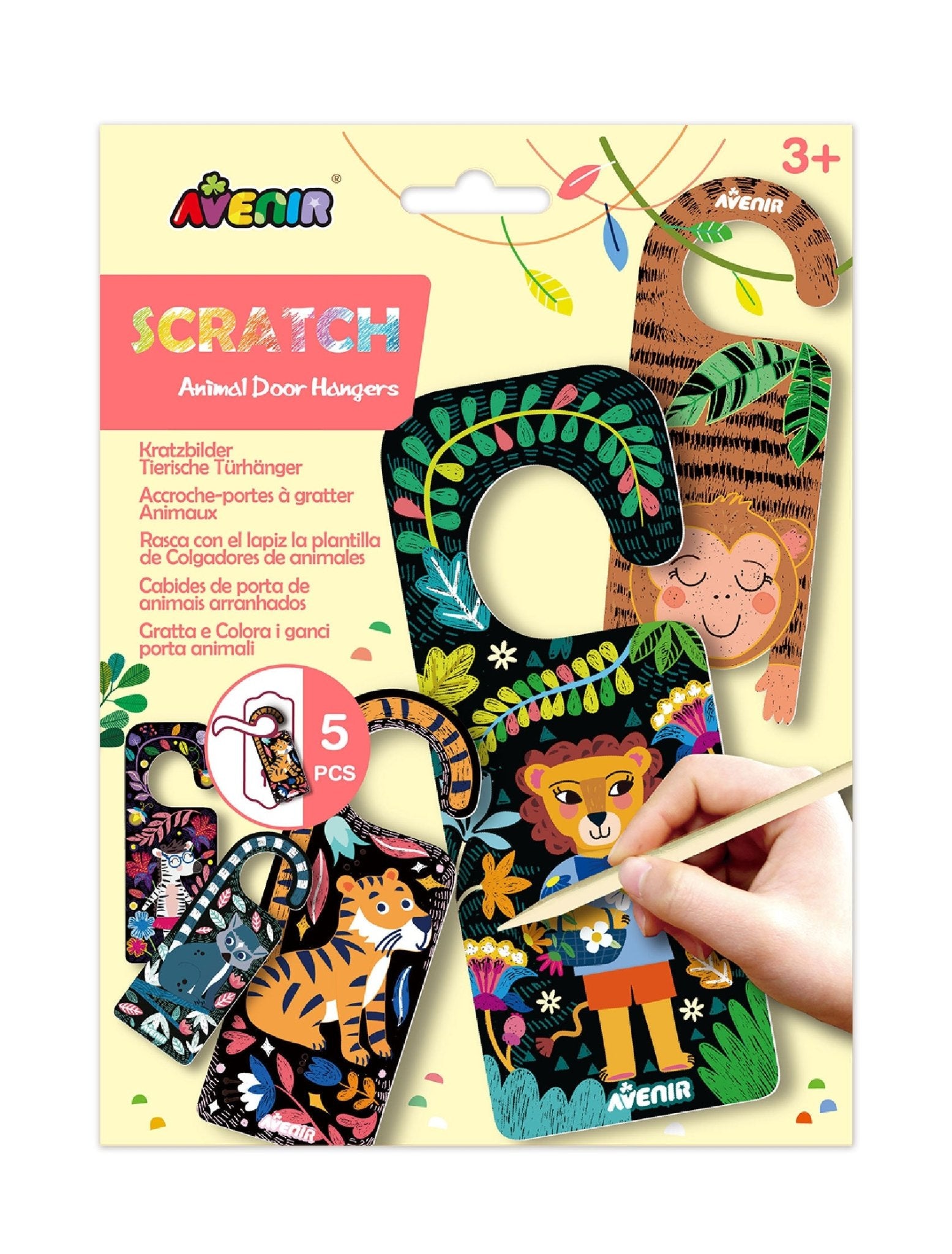 Avenir - Scratch Animal Door Hangers