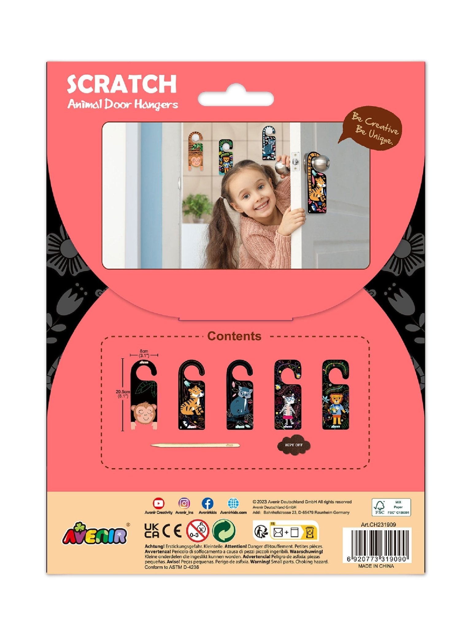 Avenir - Scratch Animal Door Hangers - Image 13