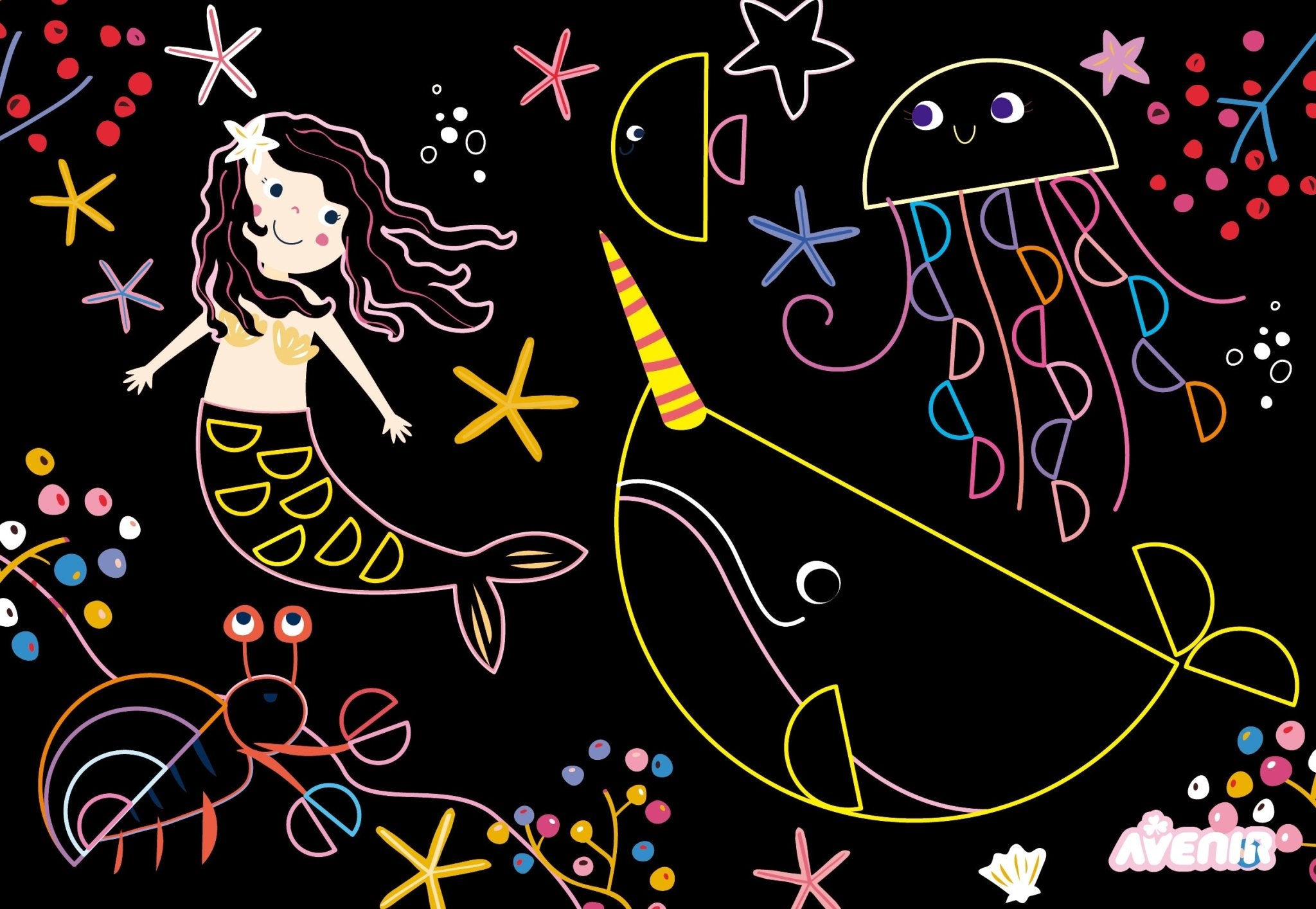 Avenir Scratch Learning Fun Lvl 3 - Ocean Life - Image 9