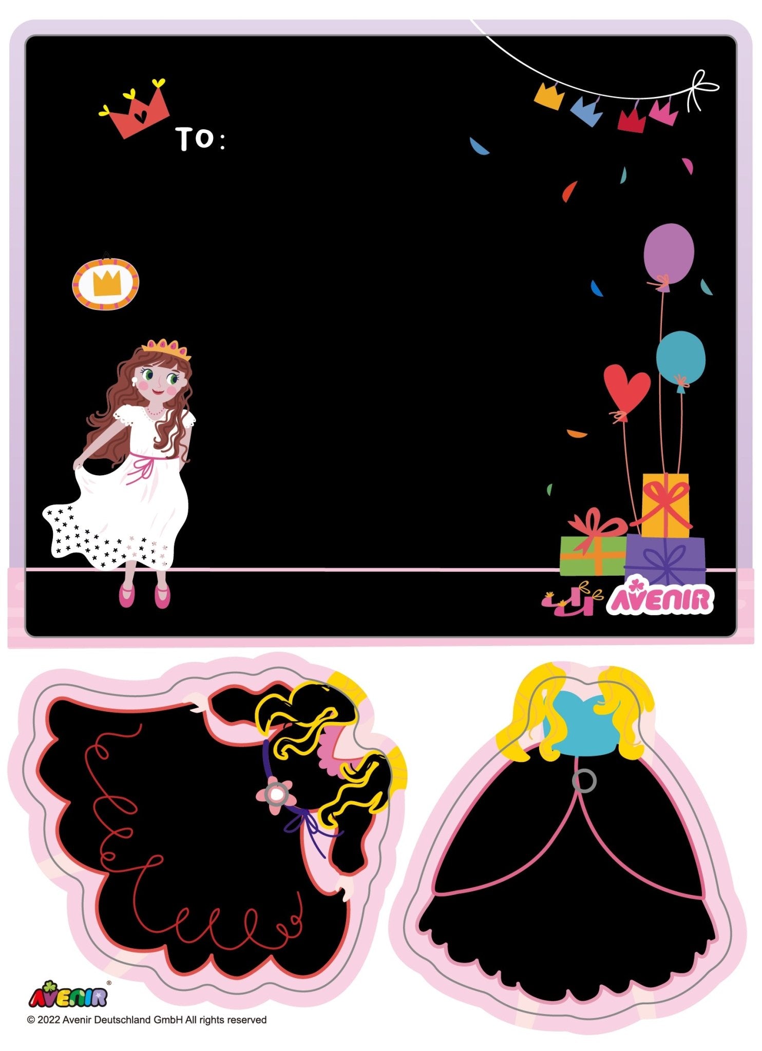 Avenir - Scratch PrincessGreeting Cards - Image 6