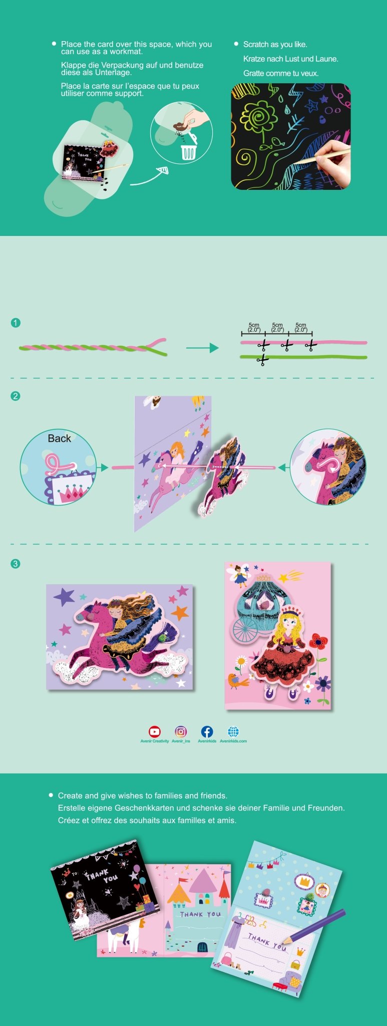 Avenir - Scratch PrincessGreeting Cards - Image 9