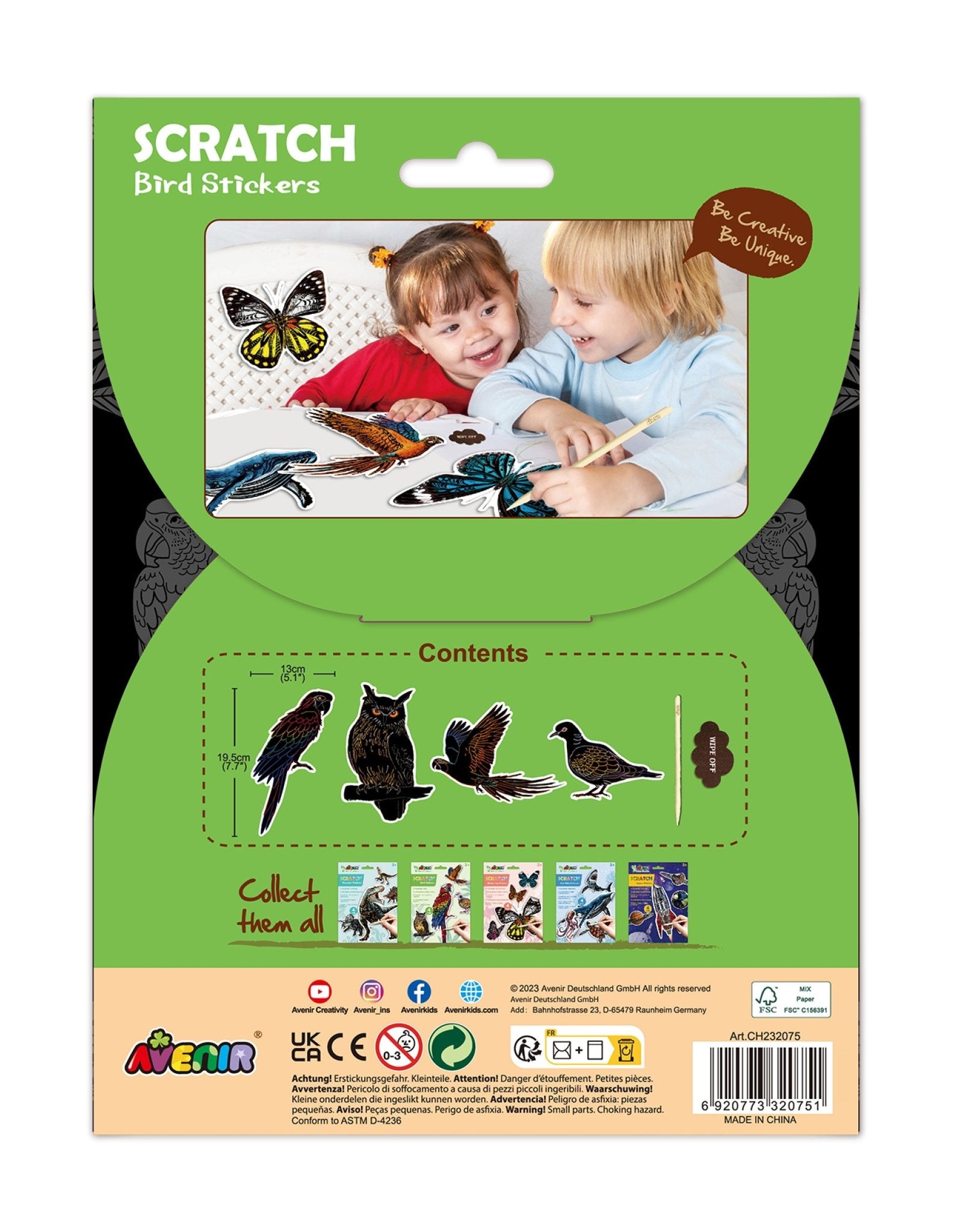 Avenir - Scratch Sticker Bird - Image 8