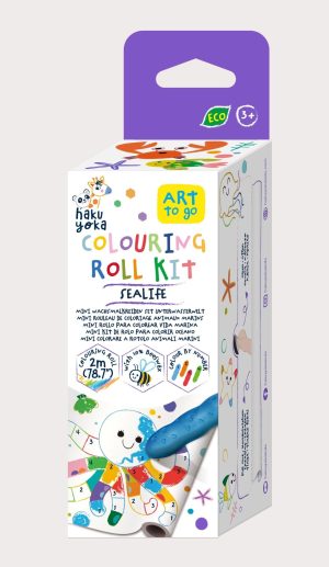 Hakuyoka Colouring Roll Kit - Sealife