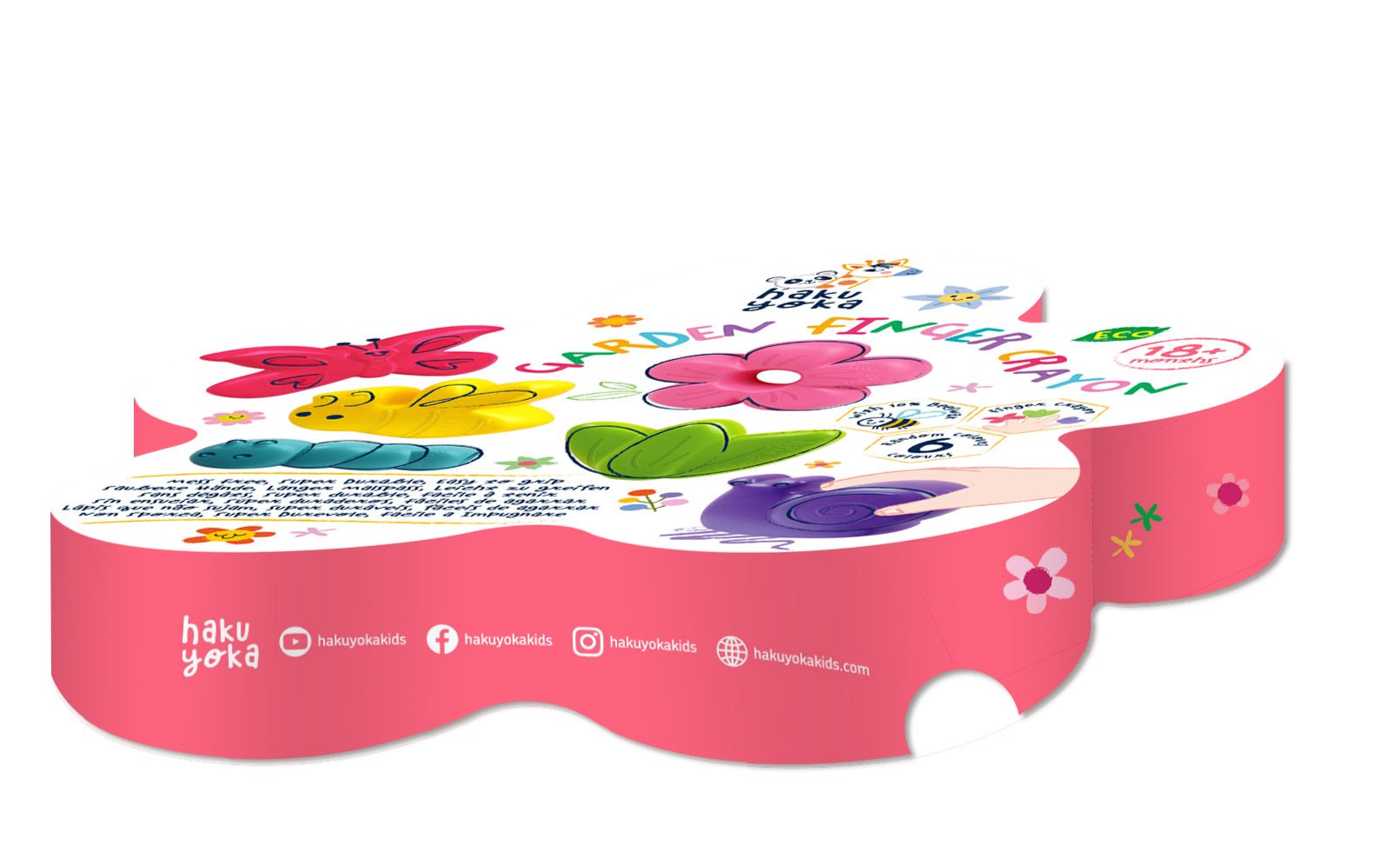 Hakuyoka Crazy Mold - 6 Garden Finger Crayon - Image 15