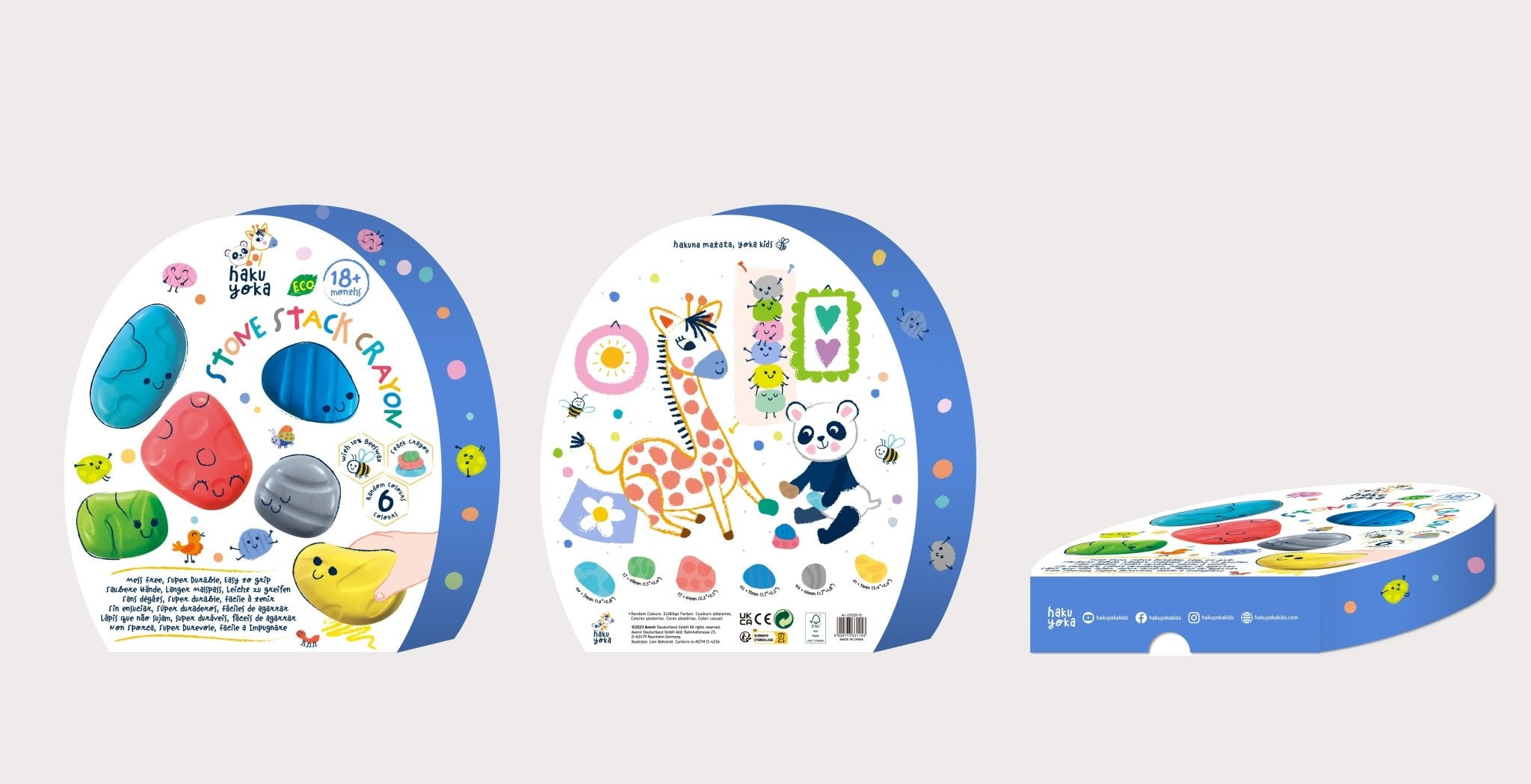 Hakuyoka Crazy Mold - 6 Stone Stack Crayon - Image 13