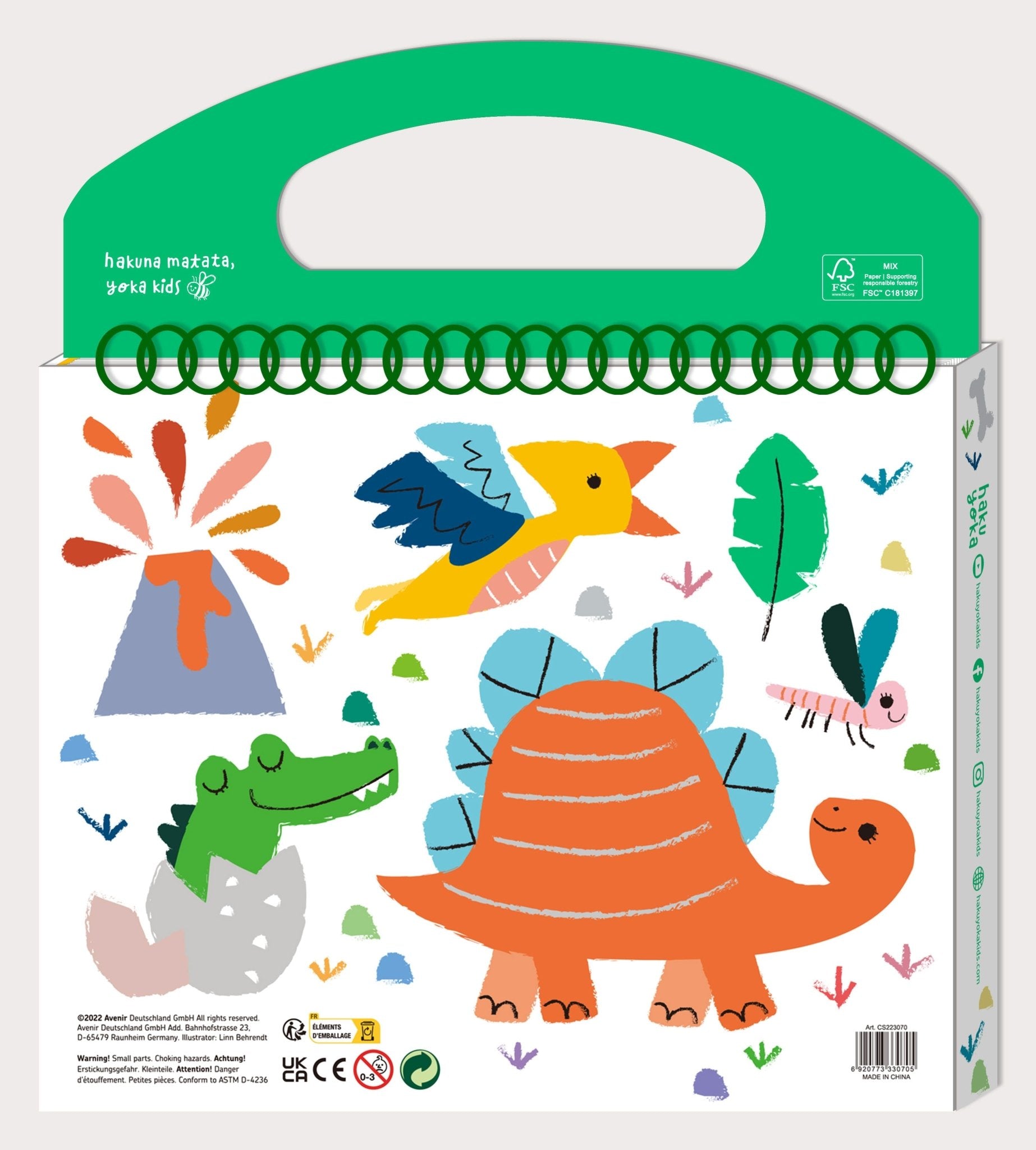 Hakuyoka My First Colouring Kit - Dino Friends - Image 2