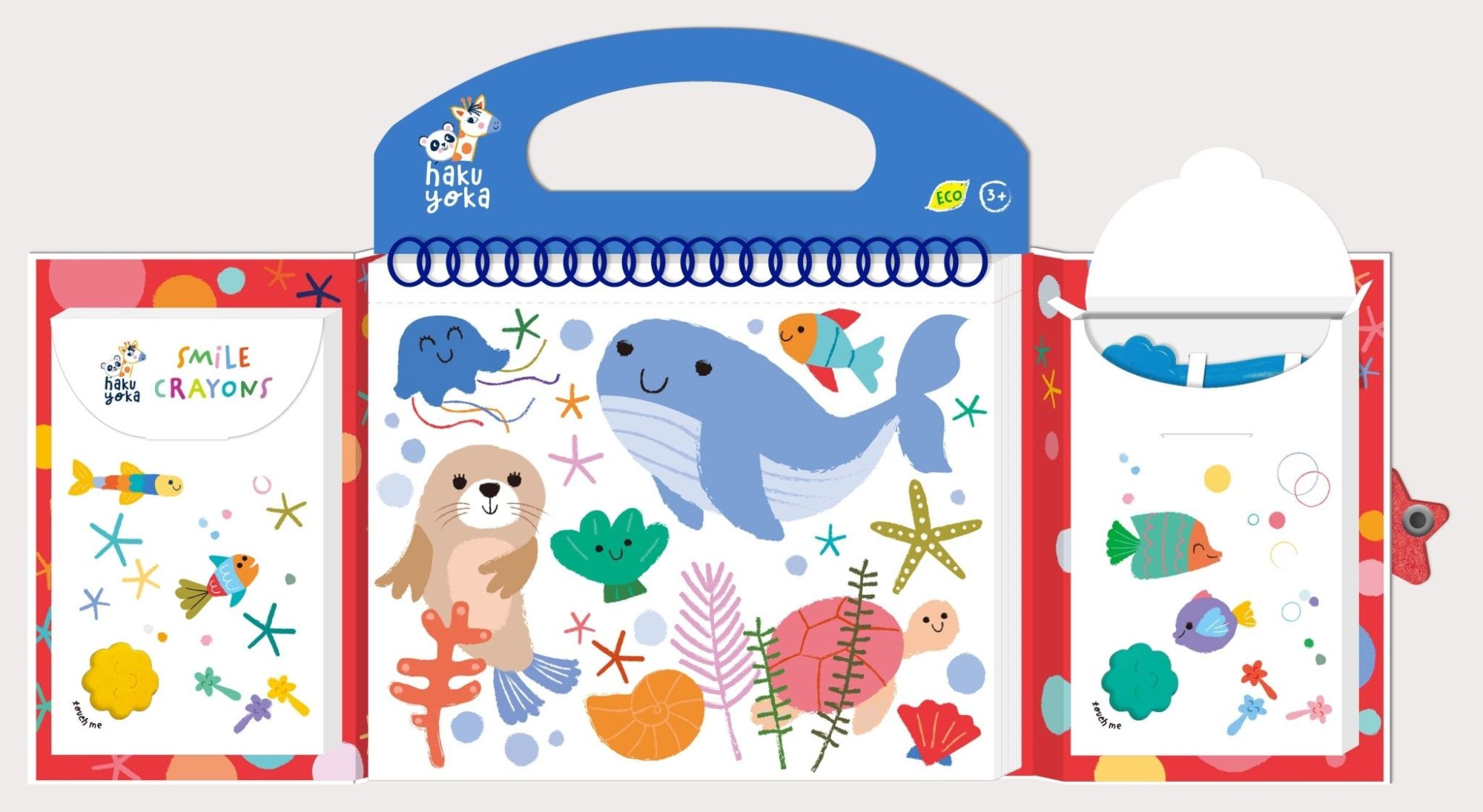 Hakuyoka My First Colouring Kit - Sea Friends