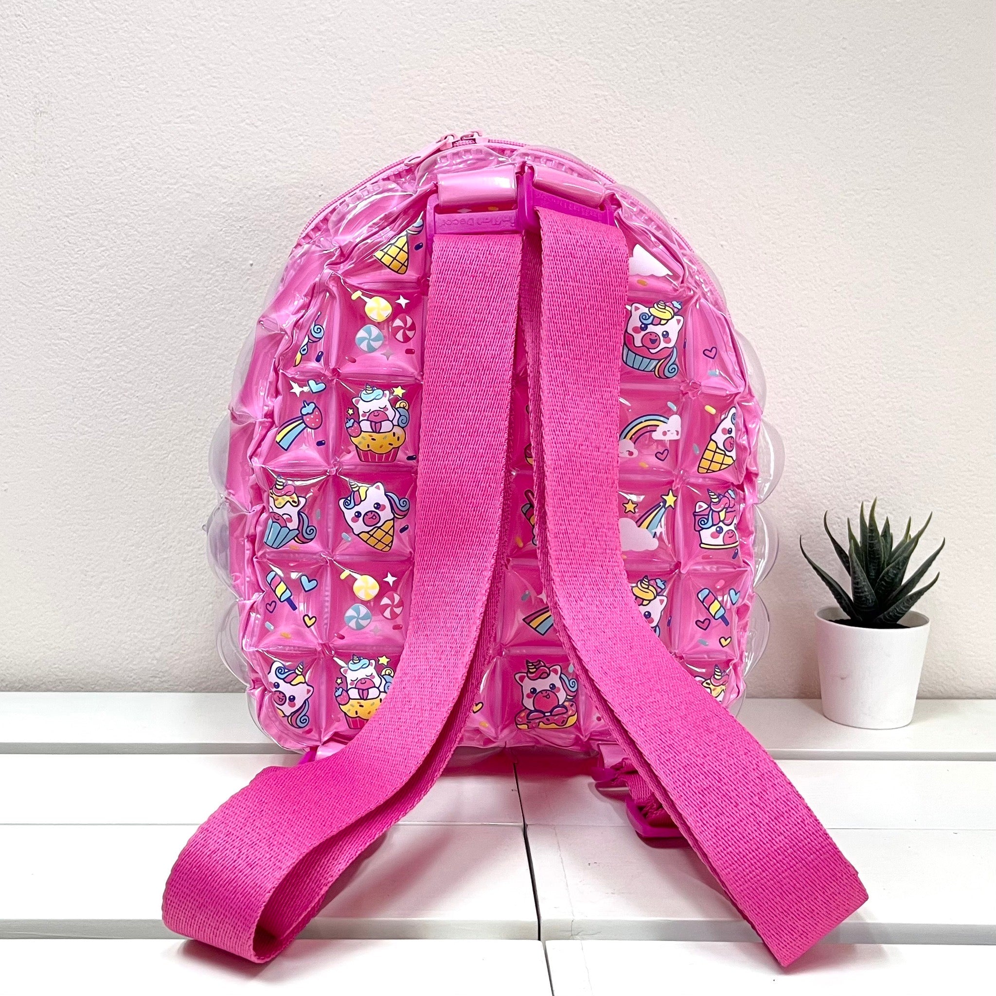 Inflatable Kids Backpack (Large) - Cupcake Unicorn - Image 3