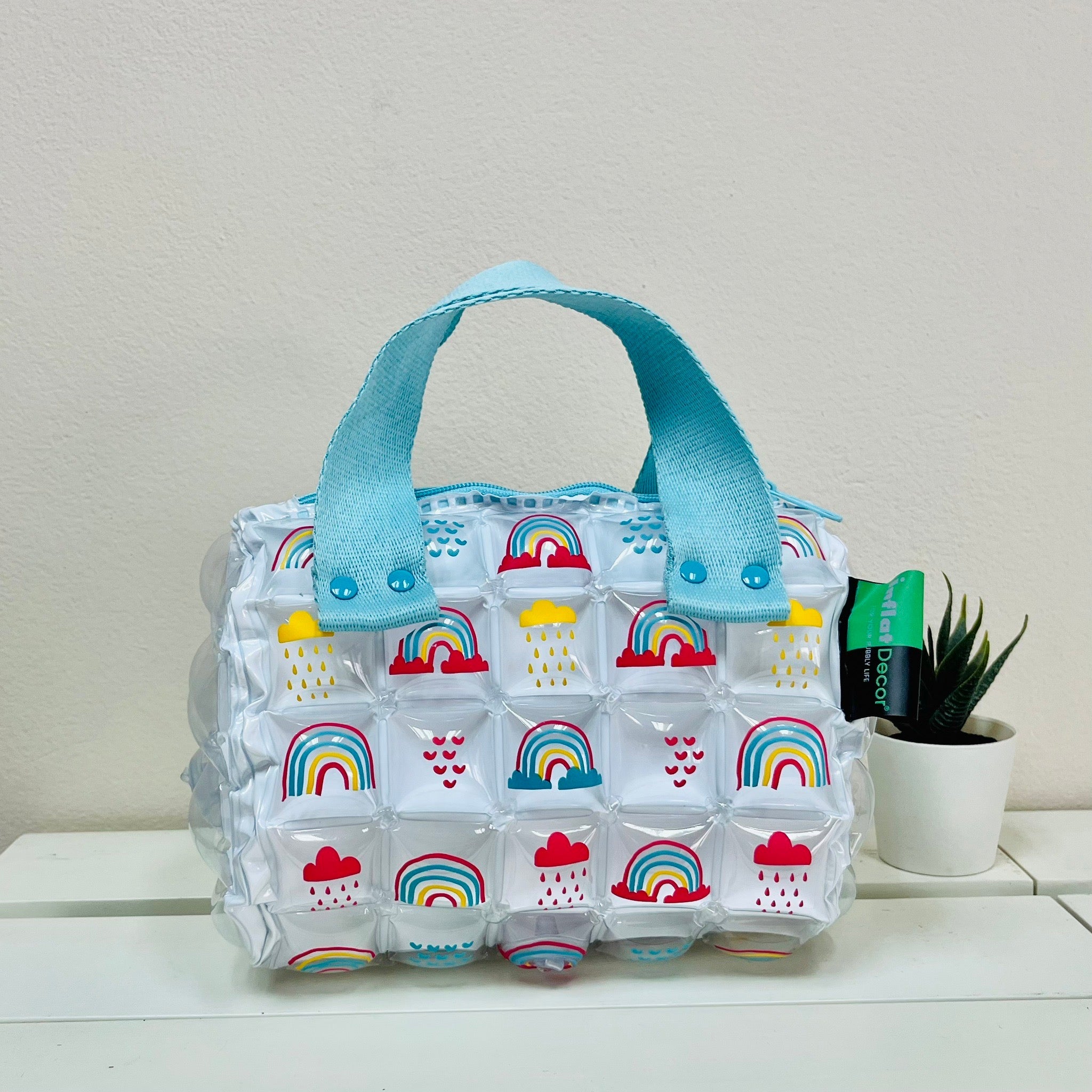 Inflatable Roll Style Hand Bag - Rainbow - Image 5