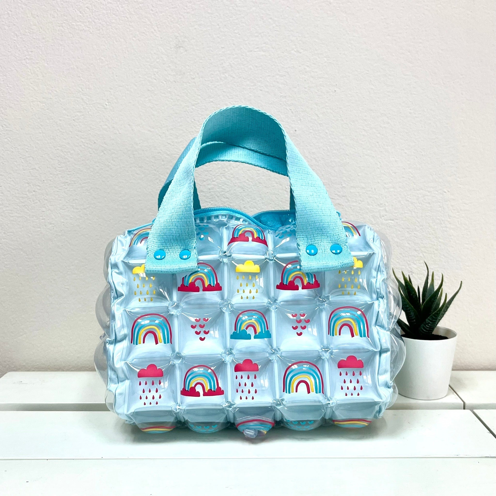 Inflatable Roll Style Hand Bag - Rainbow - Image 4
