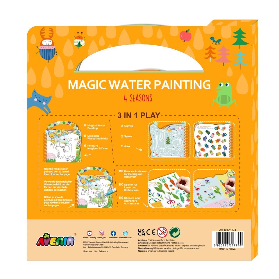 Magic Water 4 Seasons Painting Activity Book - Image 2