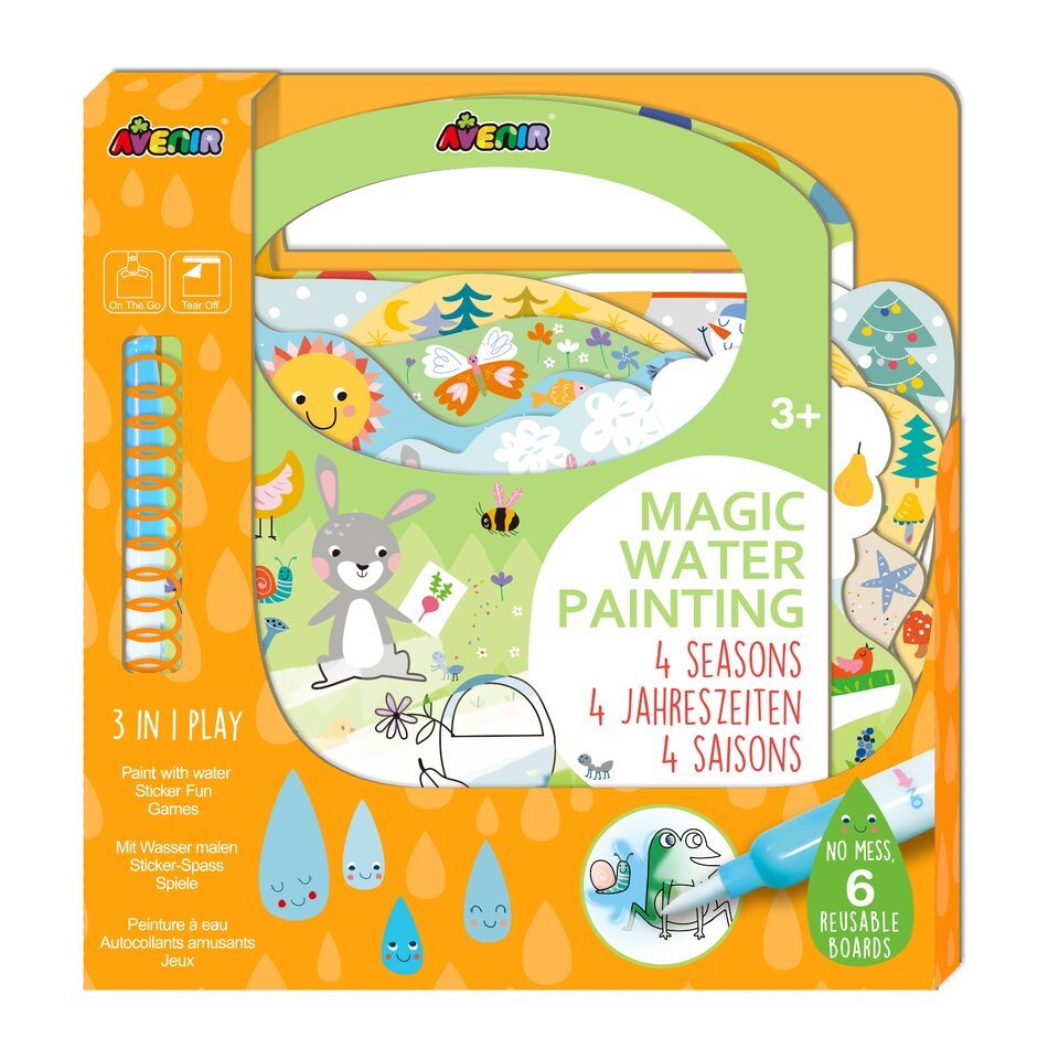 Magic Water 4 Seasons Painting Activity Book
