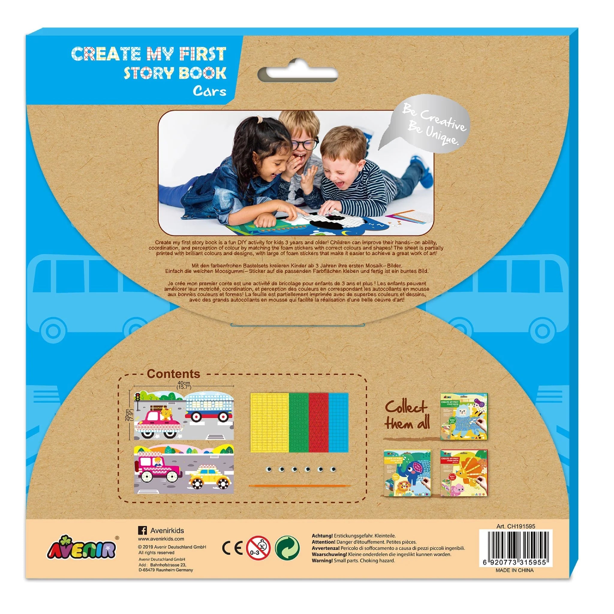 Mosaic Sticker Book Junior - Cars - Image 2