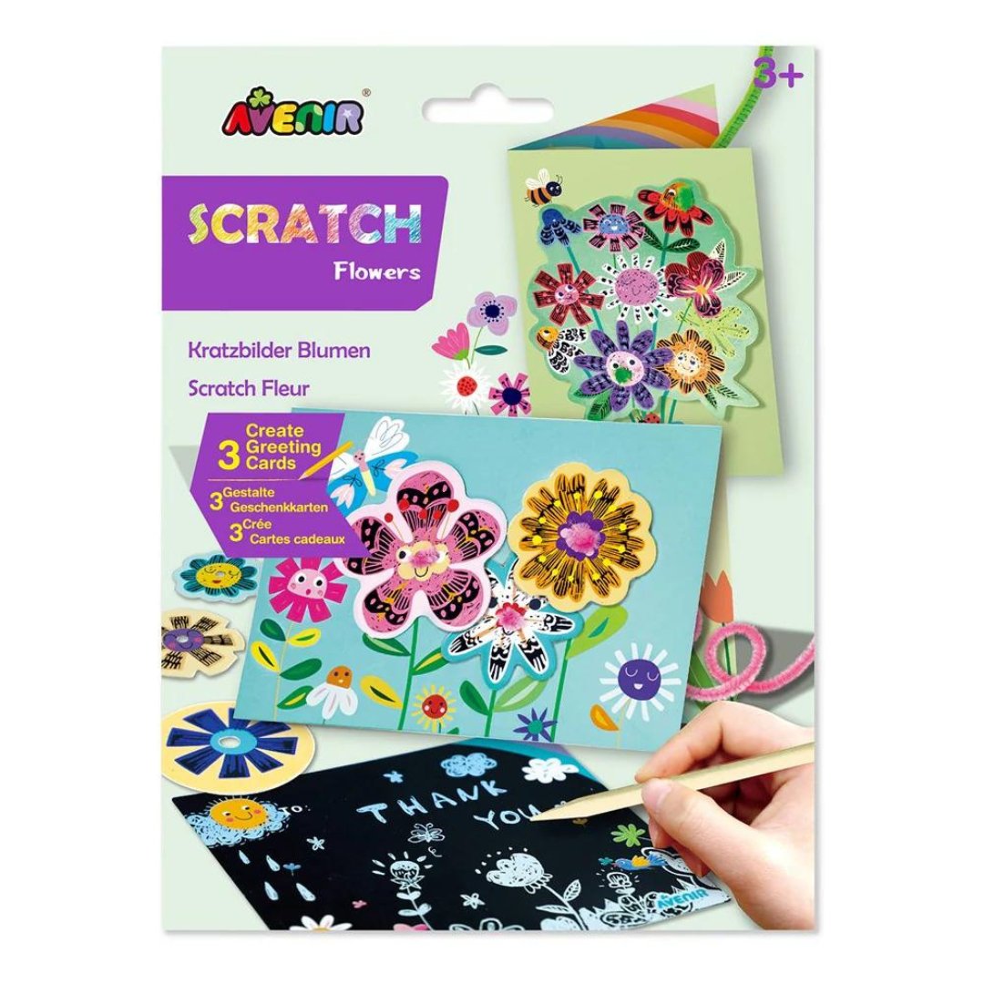 Scratch - Flower Greeting Cards