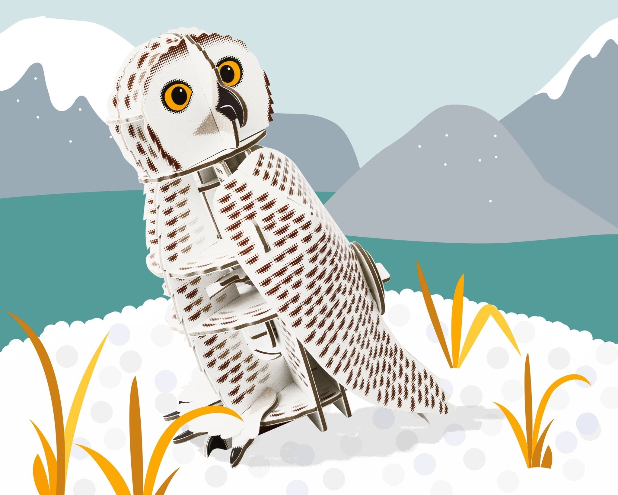 STEM Build - Snowy Owl with Moving Mechanisms - Image 2