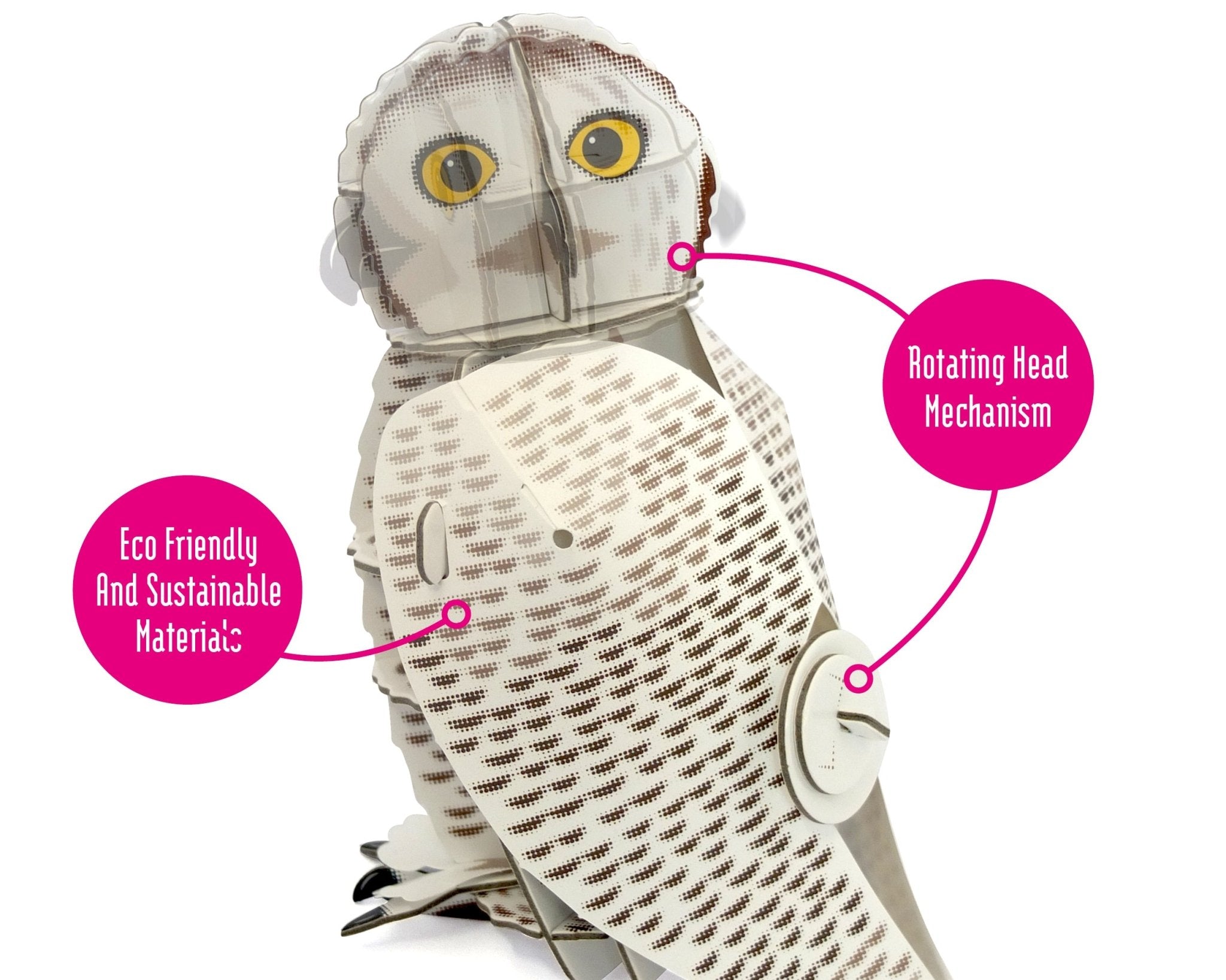 STEM Build - Snowy Owl with Moving Mechanisms - Image 6