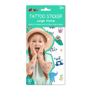 Tattoo Sticker - Jungle Animal (50 pcs)