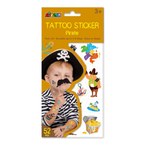 Tattoo Sticker - Pirates (52 pcs)